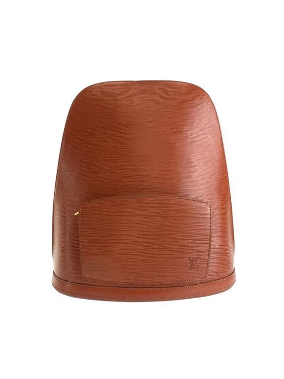 Pre-Owned Louis Vuitton Epi Gobelin Backpack M52293 Kenya Brown Leather Women's LOUIS VUITTON