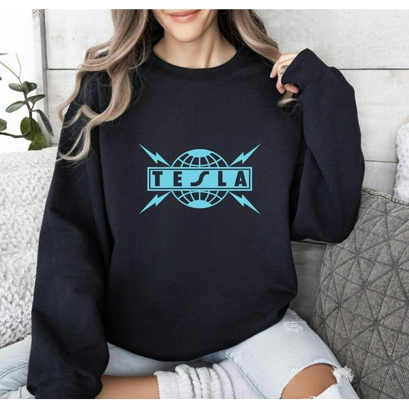 Tesla Band Essential, Sweatshirt, ANANDHIS