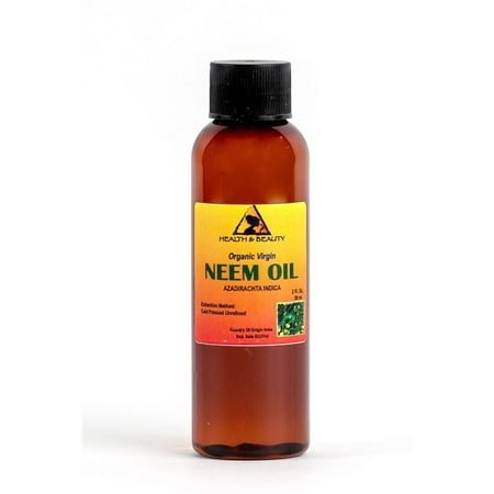 NEEM OIL ORGANIC UNREFINED CONCENTRATE VIRGIN COLD PRESSED RAW PURE 2 (Best Neem Oil For Spider Mites)