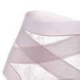 thumbnail image 2 of Xucatan Women's High Waisted Floral Embroidered Thong Underwear, Breathable Ice Silk Sheer See Through Panties, Invisible Edge Stretchy Ladies Briefs, Valentine's Day Anniversary Gift Gift, 2 of 5