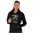 thumbnail image 4 of Popeye Positive Vibes Sailor Cartoon Hoodie Sweatshirt Women Men Brisco Brands S, 4 of 6