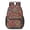 Geometric Mandala Red, variant on Geometric Triangle White Pattern 17" School Backpacks for Teens,Waterproof Oxford Fabric,S-Shape Padded Straps for School,Travel,Hiking,Camping