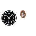thumbnail image 1 of Reloj de pared,Reloj de pared silencioso y decorativo que no hace tictac,Marco de fotos,Marco de fotos vintage para colgar en la pared,Soporte para marco de fotos de mesa de escritorio, 1 of 8