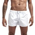 thumbnail image 2 of zeranth Men Shorts Super Soft Wear Resistant Polyester Summer Beach Shorts Swim Trunks for Male, 2 of 7