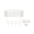 thumbnail image 2 of Cesta de almacenamiento para colgar en la pared de la cocina, versátil para el hogar, organizador de ducha Blanco, 2 of 9
