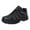 Black, variant on Mens Hiking Shoes Waterproof Breathable Lightweight Army Green Outdoor Trail Non-Slip Low Top,Size 6