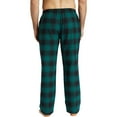 thumbnail image 5 of Onimisc Mens Pajama Pants Flannel Plaid Cotton Sleep Lounge Pants Warm Sleepwear Pants PJ Bottoms with Pockets and Button Fly, 1 Pack, 5 of 9
