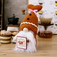 thumbnail image 6 of Merry Christmas Gnomes Plush Winter Tomte Doll Farmhouse Tiered Tray Decor,Red and Green Christmas Gnome Home Decor Kitchen Shelf Sitter Elf Dwarf Handmade Gift, 6 of 6