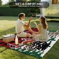thumbnail image 5 of Fsddascl Red Black Plaid Christmas Outdoor Rug for Patio/Deck/Porch, Non-Slip Large Area Rug 5 x 8 Ft, Xmas Tree Snowflake Indoor Outdoor Rugs Washable Area Rugs, Reversible Camping Rug Carpet, 5 of 5