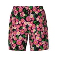 thumbnail image 4 of Lsque Mens Swim Trunks Trendy Floral Pattern - Bathing Suit Compression Liner - Beach Swim Shorts Swimwear - (S-3XL) - Stretch Quick Dry -X-Large, 4 of 9