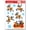 Santa Sleigh, variant on Beistle - Bumblebee Clings - 12" x 17" Sh - Pack of 12