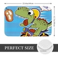 thumbnail image 2 of Kdxio Dinosaur Riding a Motorcycle,16" x 24", Non-Slip Front Door Mats,Outdoor Welcome Mat Washable, 2 of 9