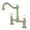 Brushed Nickel, variant on Kingston Brass KS1175PX Heritage Bridge Kitchen Faucet, Oil Rubbed Bronze