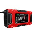 thumbnail image 1 of Cargador de batería inteligente de 12V 10A con pantalla grande para plomo-ácido AGM GEL (rojo EE. UU.), 1 of 7