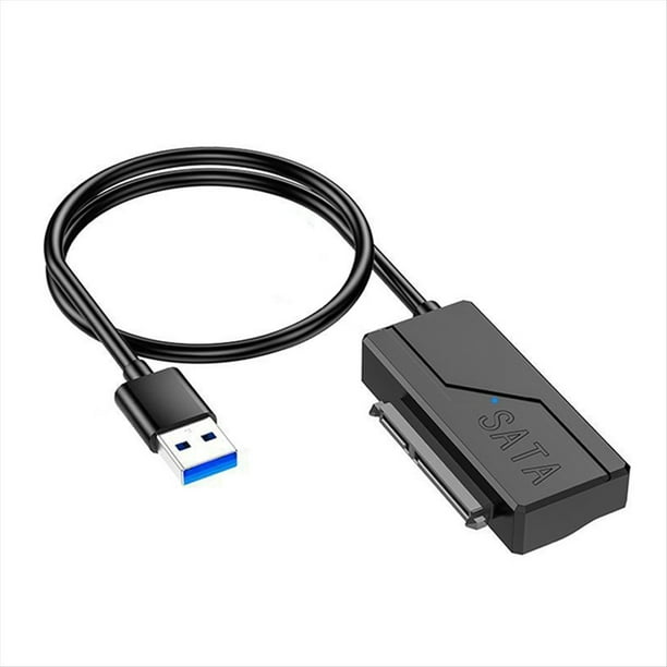 Cable USB 3.0 A Cable Adaptador III A Usb 3.0 Compatible con Disco Duro HDD Externo SSD de 3,5 Pulgadas de 2,5 Hasta 6 Gbps