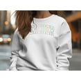 thumbnail image 3 of Women's Teacher Collegiate Font Sweatshirt, 3 of 6