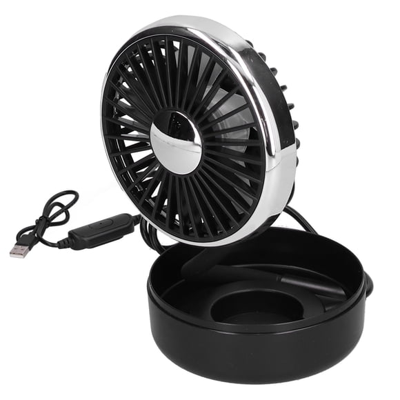 Ventilador eléctrico Jadeshay Ventilador de coche de tres velocidades USB