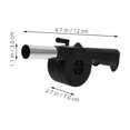 thumbnail image 2 of Ventilador de barbacoa con manivela, soplador de aire manual, fuelle para chimenea, equipo de cocina para exteriores, barbacoa, fuelle para fuego, camping, parrilla, senderismo, picnic, 2 of 7
