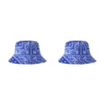 thumbnail image 3 of Sonducket Gorra de pescador de algodón en blanco para una apariencia moderna y cómoda Sombrero de cubo blanco duradero Sombrero de cubo negro azul M (56-58 cm) 2piezas, 3 of 6