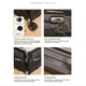 thumbnail image 4 of Contenedores de Almacenamiento para Edredones Debajo de la Cama, Cajón de Hierro con Ruedas de Gran Capacidad para Ropa, Mantas, Organizador de Zapatos Plegable, Color Negro, 4 of 5