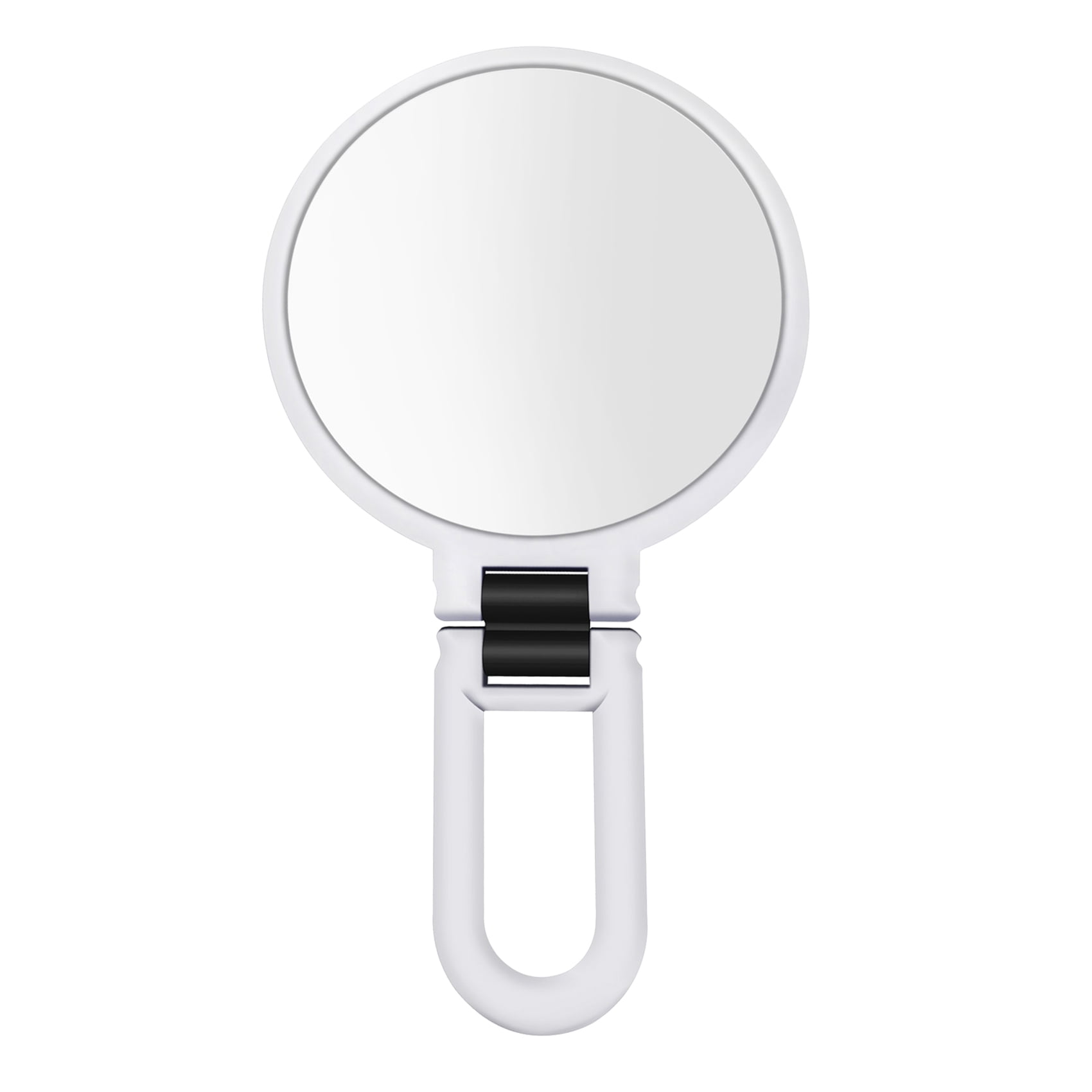 Abanopi 10X/15X Magnifying Handheld Mirror Folding Handle Doublesided