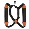 thumbnail image 2 of Saxophone Harness Strap, Adjustable Buckle, Lightweight PU Leather / Nylon, Metal Spring Hooks, for Baritone Tenor Alto Saxophone, 2 of 7
