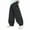 Black#1069, variant on LIIPEE Girl Boy Cargo Pants Solid Color Baggy Elastic Waist Straight Wide Leg Trousers With Pockets Kids Breathable Party Stretch Street Outdoor Hiking Pants,Khaki,11-12 Years