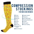 thumbnail image 2 of FORMRS Womens Knee High Socks Casual Long Thick Travel Daily Wear, 1 Pair, Pink White Stars, 2 of 6