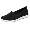 thumbnail image 2 of Zapatos deportivas tejidas, transpirables, sin cordones, para uso diario (38 negro) DQrwqpou Tenis De Mujer Tenis De Hombre, 2 of 5