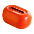 thumbnail image 1 of Elegante porta papel de seda, caja de pañuelos de gran apertura, organizador de escritorio para Rojo, 1 of 9