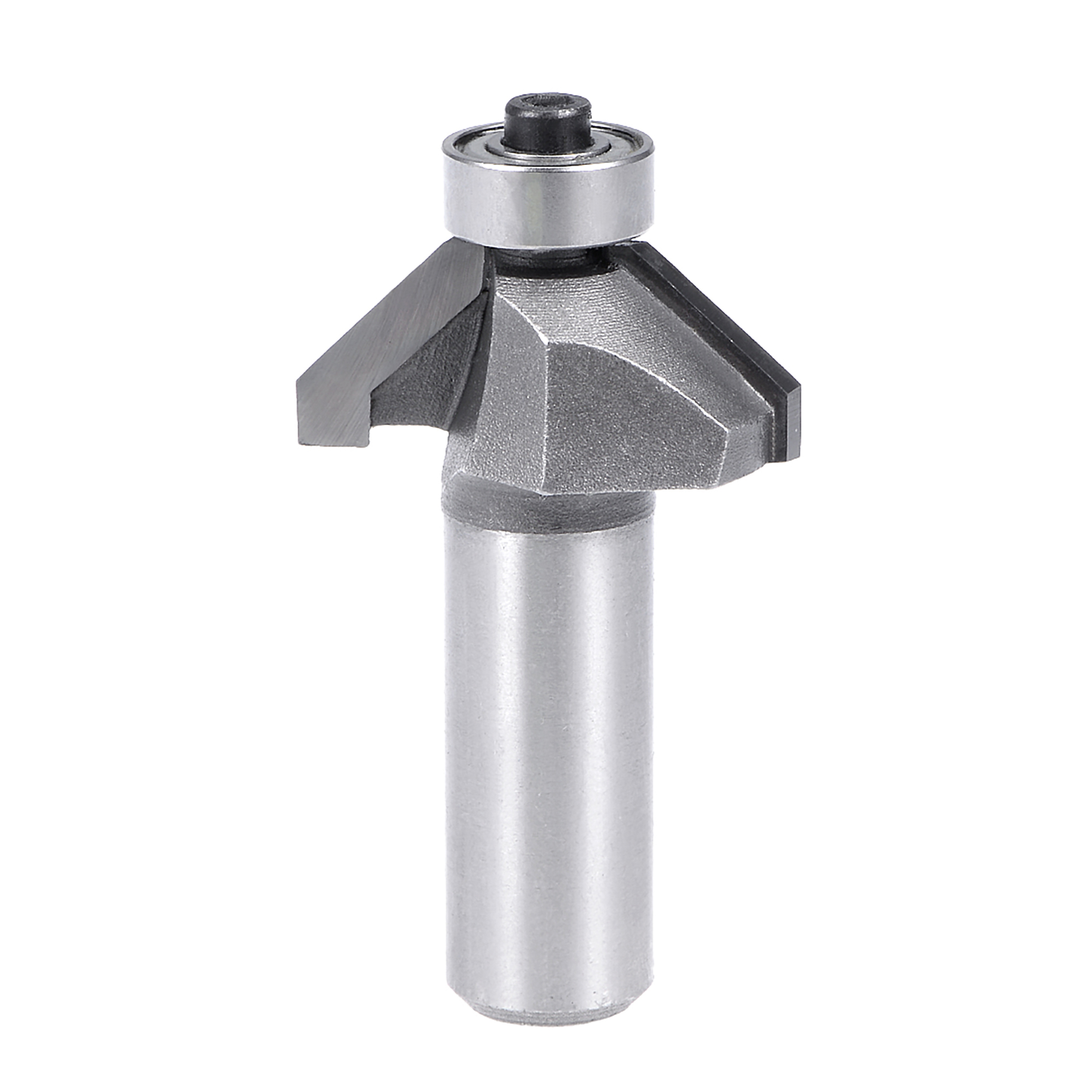 Chamfer Router Bit 1/2 Shank 1/2" Dia 45 Degree High Carbon Steel w Bearing