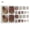 13#, variant on UDIYO 1 Set Toe Nail Stickers Waterproof Self-adhersive Nail Art Women Manicure Toenail Wraps Stickers for Girl