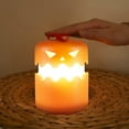 thumbnail image 7 of Sylvtty Portable Halloween Pumpkin Lights with Lanyard LED Battery Operated Collapsible Pumpkin Lantern Mini Outdoor Camping Light for Halloween Decor, 7 of 7