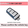 thumbnail image 2 of Fashion TPU Car Key Cover Case Fob For Volkswagen VW CC Passat B6 B7 Passat 3C CC Maogotan Keyless start Keychain Accessories, 2 of 9
