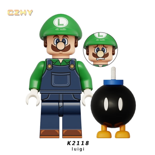 Popular Dibujos Animados Mario Luigi Bros Kinopio Juego Película Mini Bloques De Construcción Figura Niños Coleccionar Juguetes De Plástico KDL815