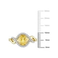 thumbnail image 2 of Everly Women's Citrine and Diamond 10k Yellow Gold Ring, 2 of 7