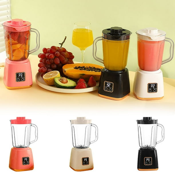 Exprimidor totalmente automático - exprimidor inalámbrico portátil de 750 ml con batería de 1500mAh y acero inoxidable de 10 cuchillas - Zumos rápidos de 70 segundos para frutas y verduras - Pearl