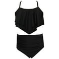thumbnail image 4 of Teen Two Piece Girl Swimsuit Bikini Set Ruffles Swimsuits Cute Bathing Suit Girls Size 12 Years, 4 of 5
