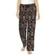 thumbnail image 1 of Balery Retro Floral Pantalones de pijama para mujer, pijamas ultraligeros, pantalones de estar por casa-Medium, 1 of 6