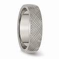 thumbnail image 4 of Titanium 6mm Textured Band Size: 8; for Adults and Teens; for Women and Men, 4 of 6