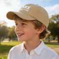 thumbnail image 2 of CAUYDY Children Boy Baseball Cap for Baby Toddler Boys Summer Cap Sun Protection Dinosaur 5T 6T 7T 8T Kids Boy Trucker Hats (Sizes 3-8 Years,P05-Khaki), 2 of 5