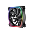 thumbnail image 2 of Enermax SquA 120mm Dual Light Loop RGB LED PWN Case Fan, Addressable RGB Sync Via Motherboard, Plug & Play - Single Pack - Black, UCSQARGB12P-SG, 2 of 6