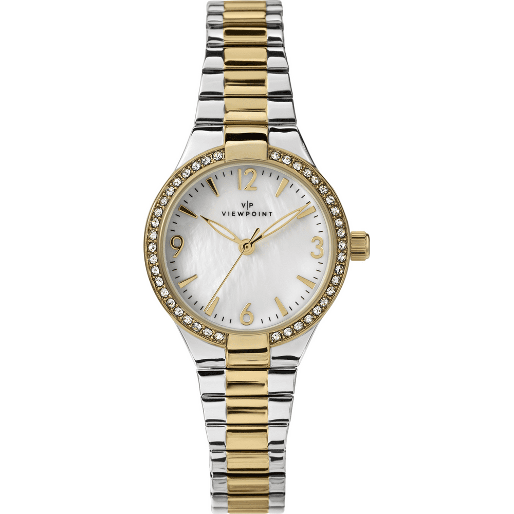 Timex Viewpoint by Timex Women's 33mm Watch TwoTone Expansion Band