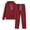 J01#Wine, variant on zfwon Tracksuit Womens 2 Piece Outfits Sets Long Sleeve Hooded Pullover & Wide Leg Trousers Sweatpants Matching Set Solid Colour Ladies Gym Sports Casual Activewear Loungewear Sportswear
