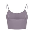 thumbnail image 4 of Yuyuzo Plus Size Tank Tops for Women Spaghetti Strap Sleeveless Cropped Shirts Square Neck Stretchy Slim Fitted Basic Tees, 4 of 7