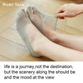 thumbnail image 5 of Hehanda 6 Pairs of Non-Slip Silicone Two-Finger Socks Summer Shallow Mouth Boat Socks Women's Invisible Silk Socks, 5 of 6