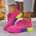 thumbnail image 3 of Wovix Women's Walking Sneakers Comfort Trendy Lightweight Breathable Tennis Running Shoes Hot Pink 42, 3 of 8