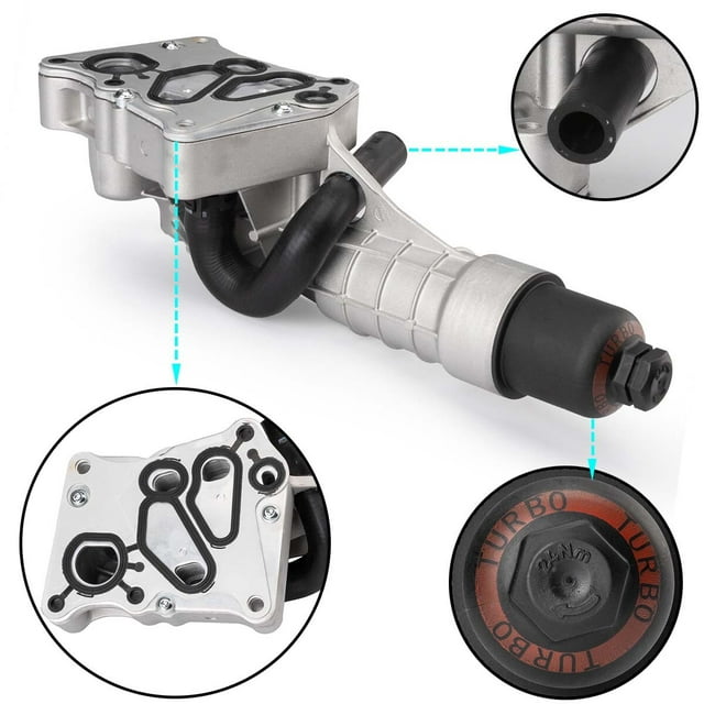 Engine Oil Cooler Filter Housing 2711801410 for Mercedes-Benz C250 Base Coupe