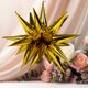 thumbnail image 4 of BRIGHTFUFU Globos de estrella gigantes en 3D, 50 piezas, papel de aluminio inflable, decoración de fiesta, fondo, adorno colgante para fotomatón de boda, dorado, 4 of 8