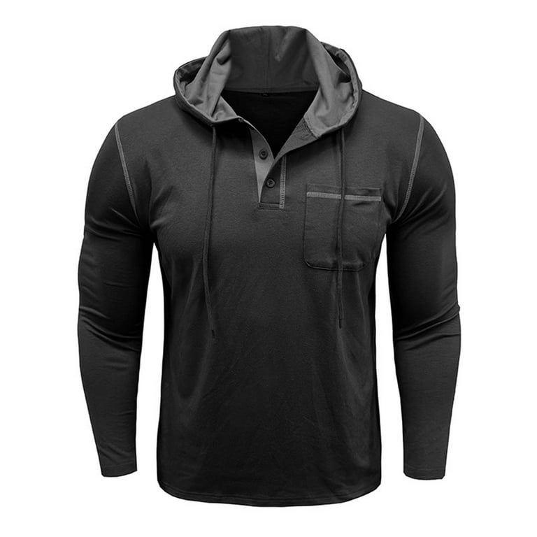 Men's Hoodies Lightweight Pullover Long Sleeve Athletic